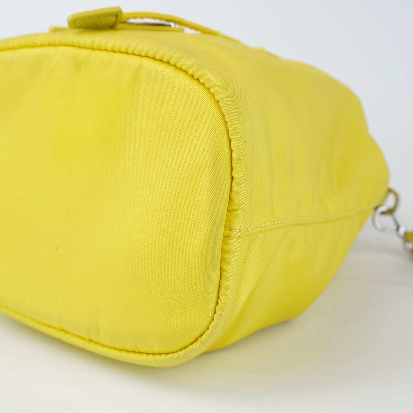 Prada Re-Nylon Pouch Yellow
