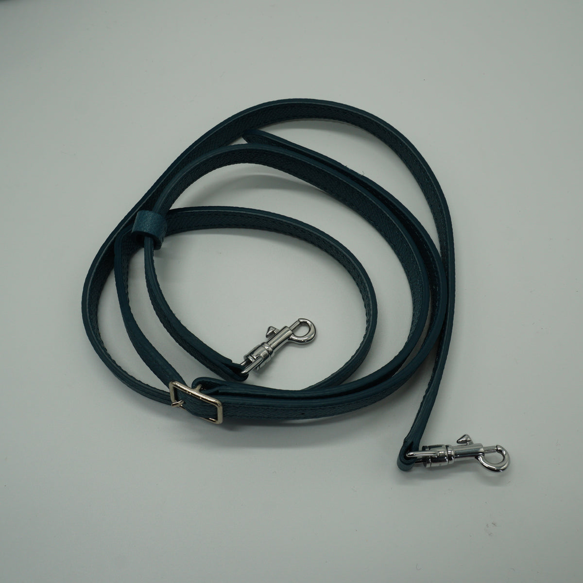 Celine Belt Nano Grained Calfskin Blue SHW