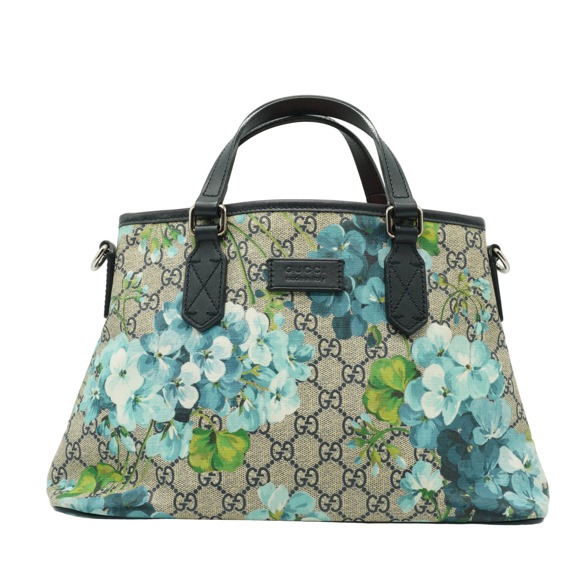 Gucci GG Supreme Blooms Small Convertible Zip Tote Bag
