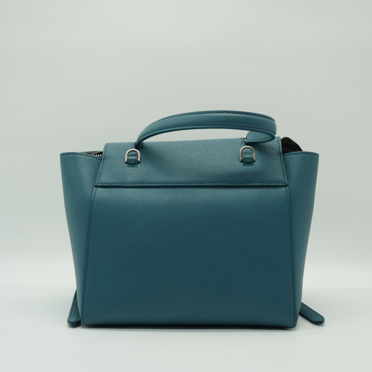 Celine Belt Nano Grained Calfskin Blue SHW