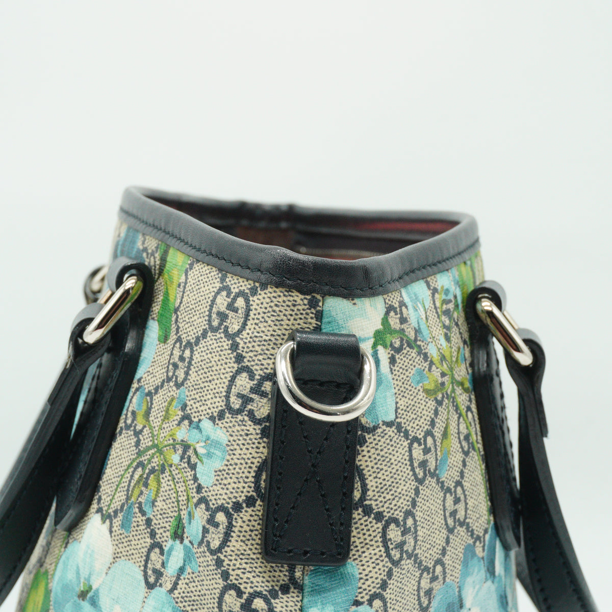 Gucci GG Supreme Blooms Small Convertible Zip Tote Bag