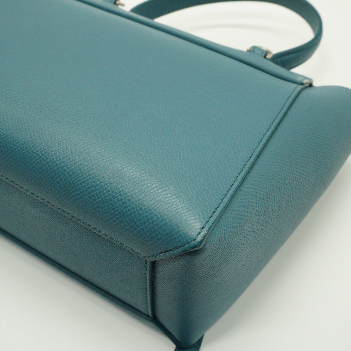 Celine Belt Nano Grained Calfskin Blue SHW