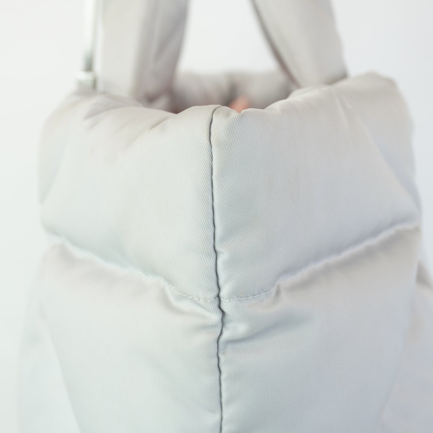 Prada Re-Nylon Tote Gray