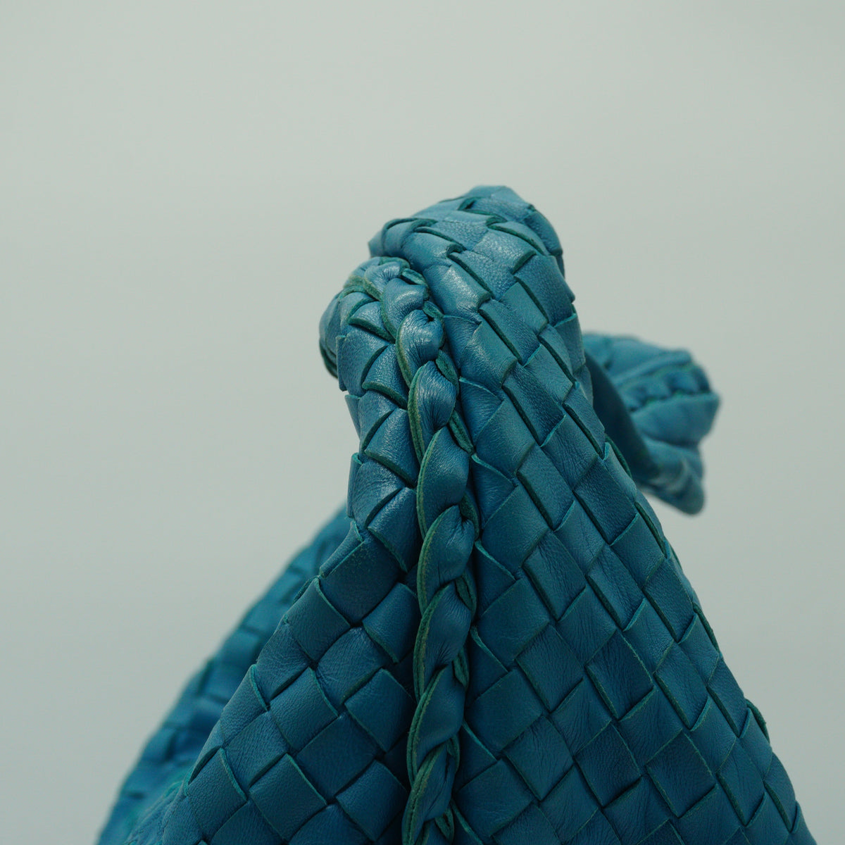 Bottega Veneta Hobo Nappa Intrecciato Medium Turquoise