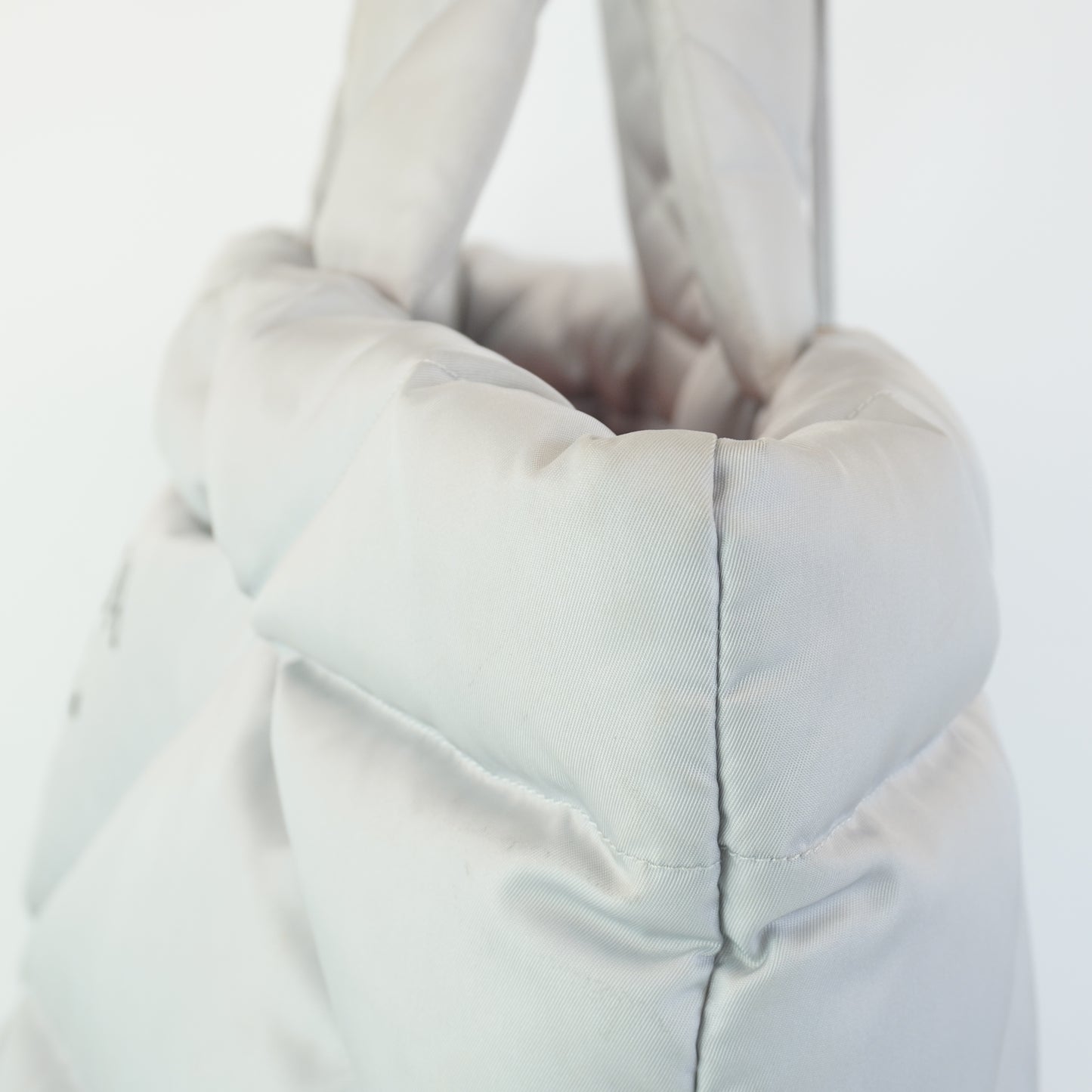 Prada Re-Nylon Tote Gray