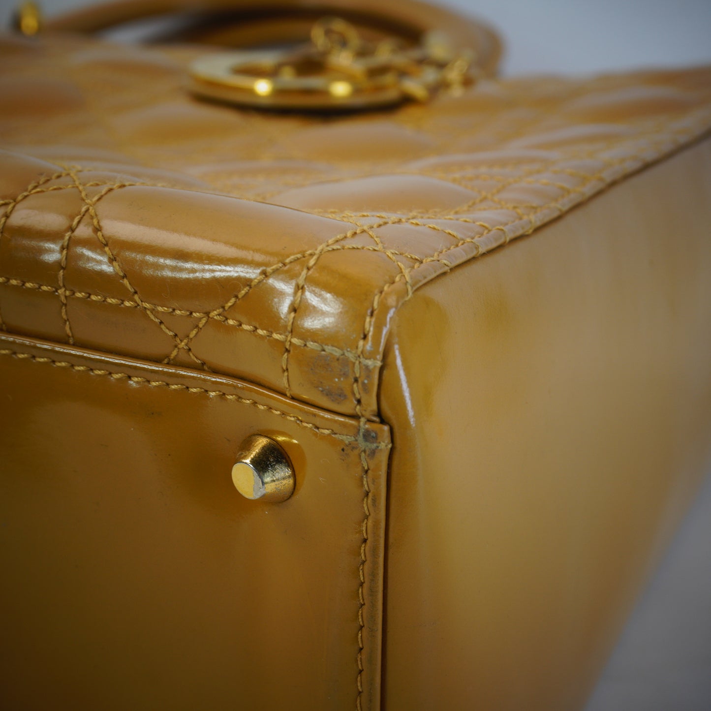 Dior	Lady Dior Mustard Yellow