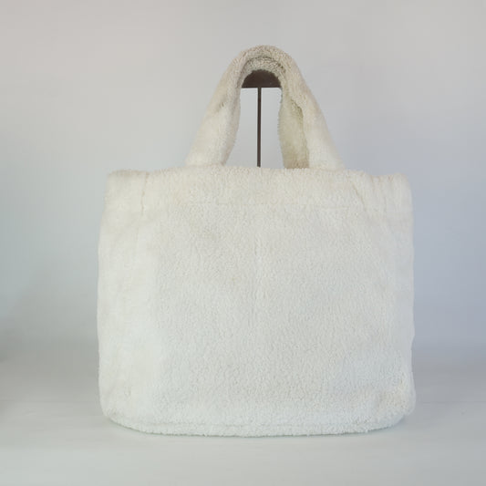 Prada Terry Cloth Bag White