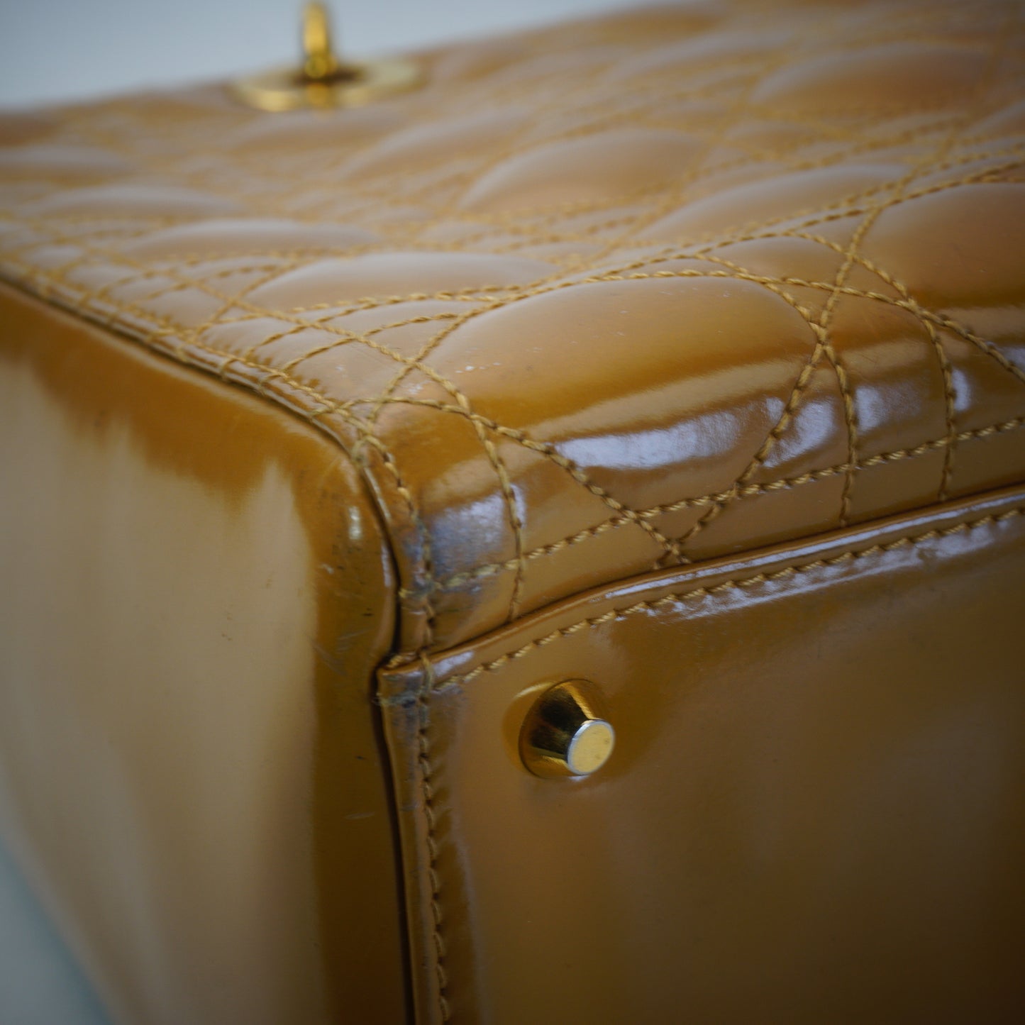 Dior	Lady Dior Mustard Yellow