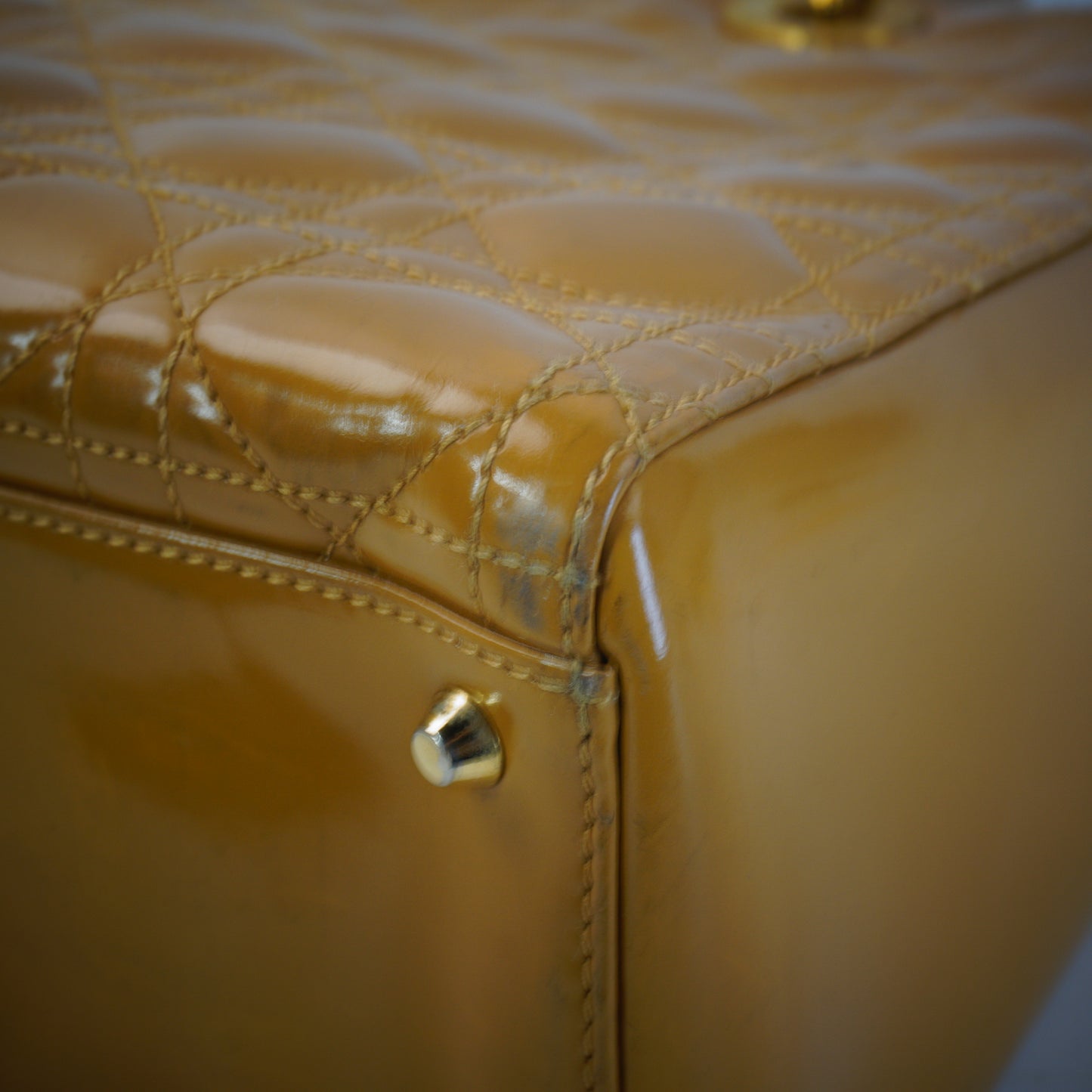 Dior	Lady Dior Mustard Yellow