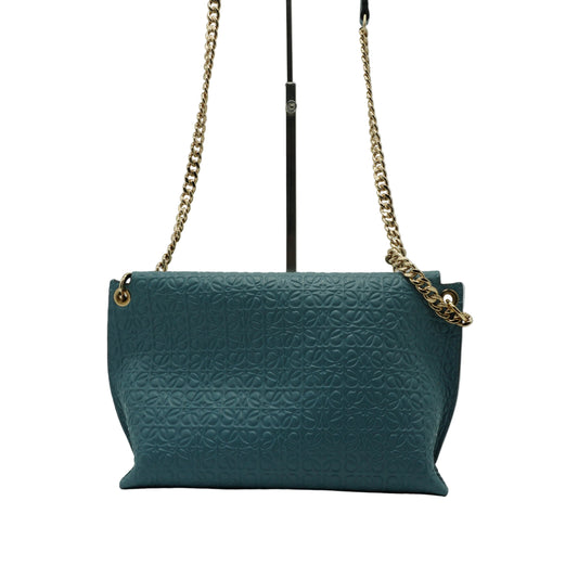 Loewe Avenue Crossbody Anagram Embossed Leather