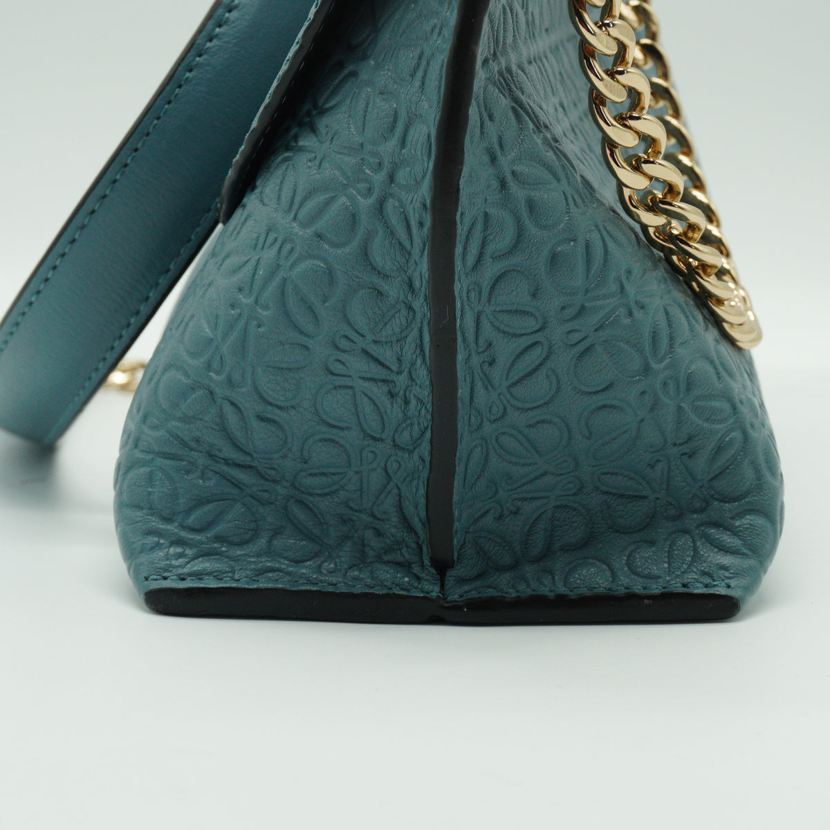 Loewe Avenue Crossbody Anagram Embossed Leather
