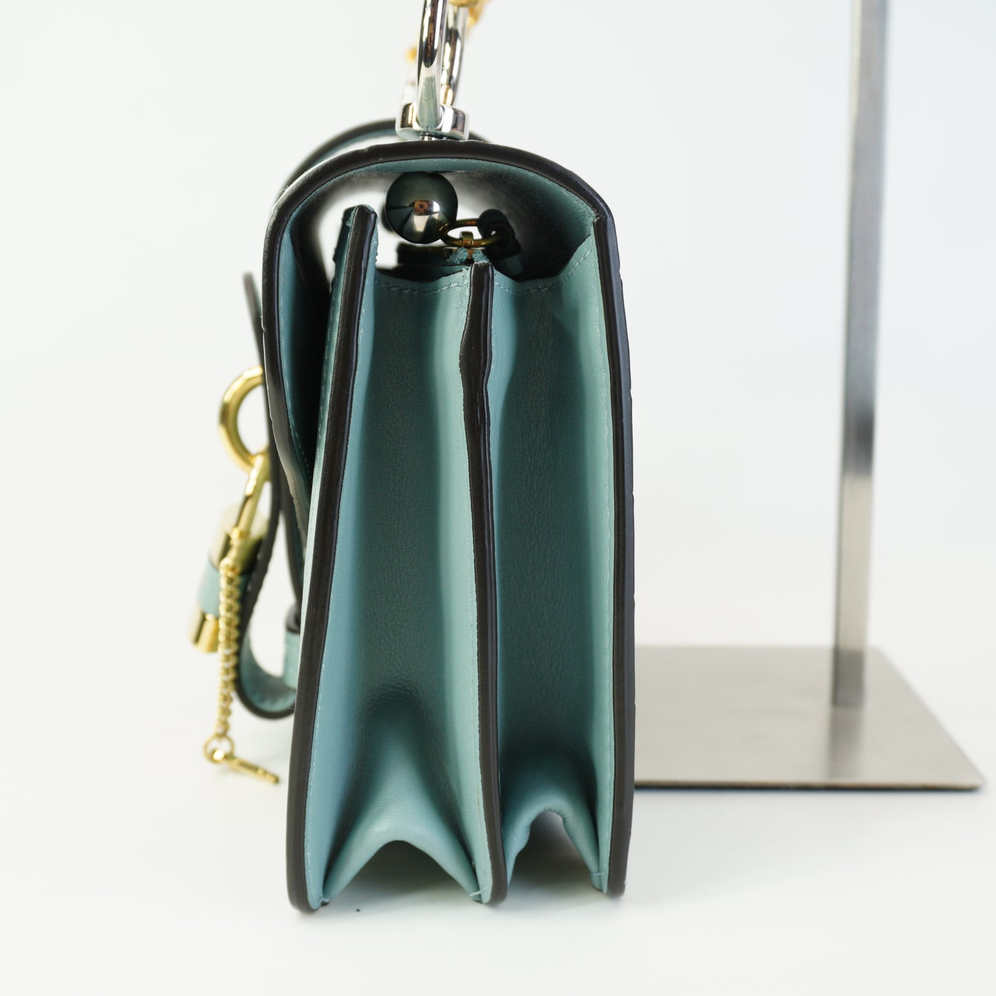 Chloe Numero Dix Crocodile Edition Polar Blue Small GHW