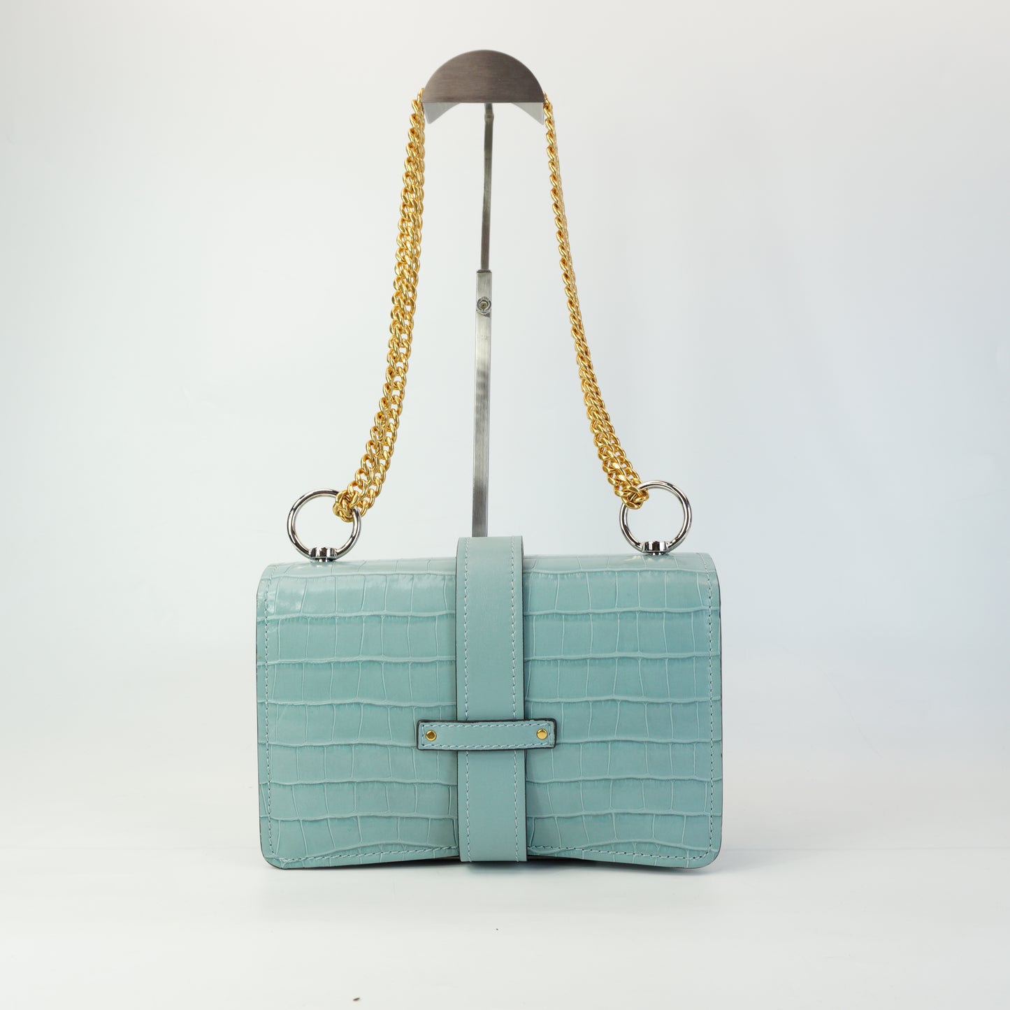 Chloe Numero Dix Crocodile Edition Polar Blue Small GHW