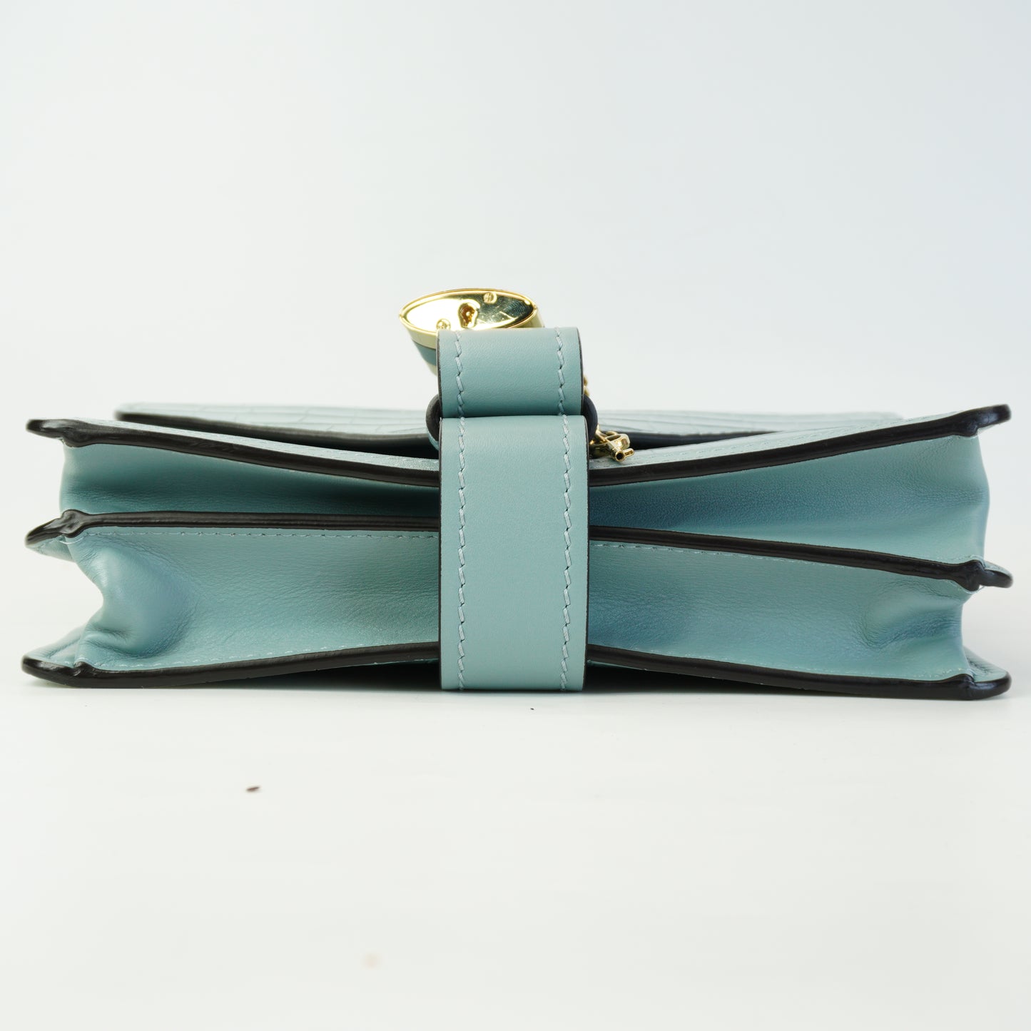 Chloe Numero Dix Crocodile Edition Polar Blue Small GHW