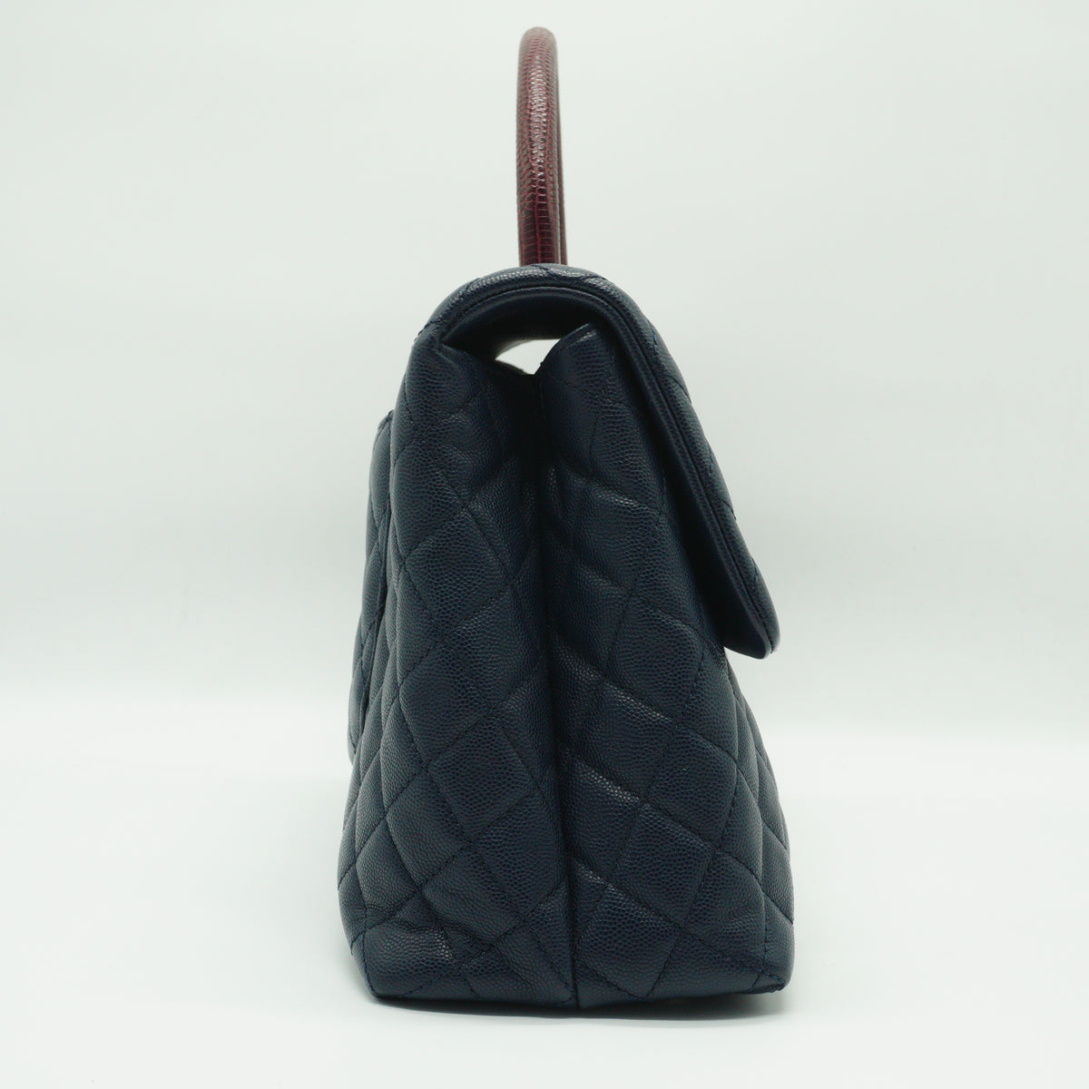 Chanel Coco Handle Large Dark Blue Caviar MHW