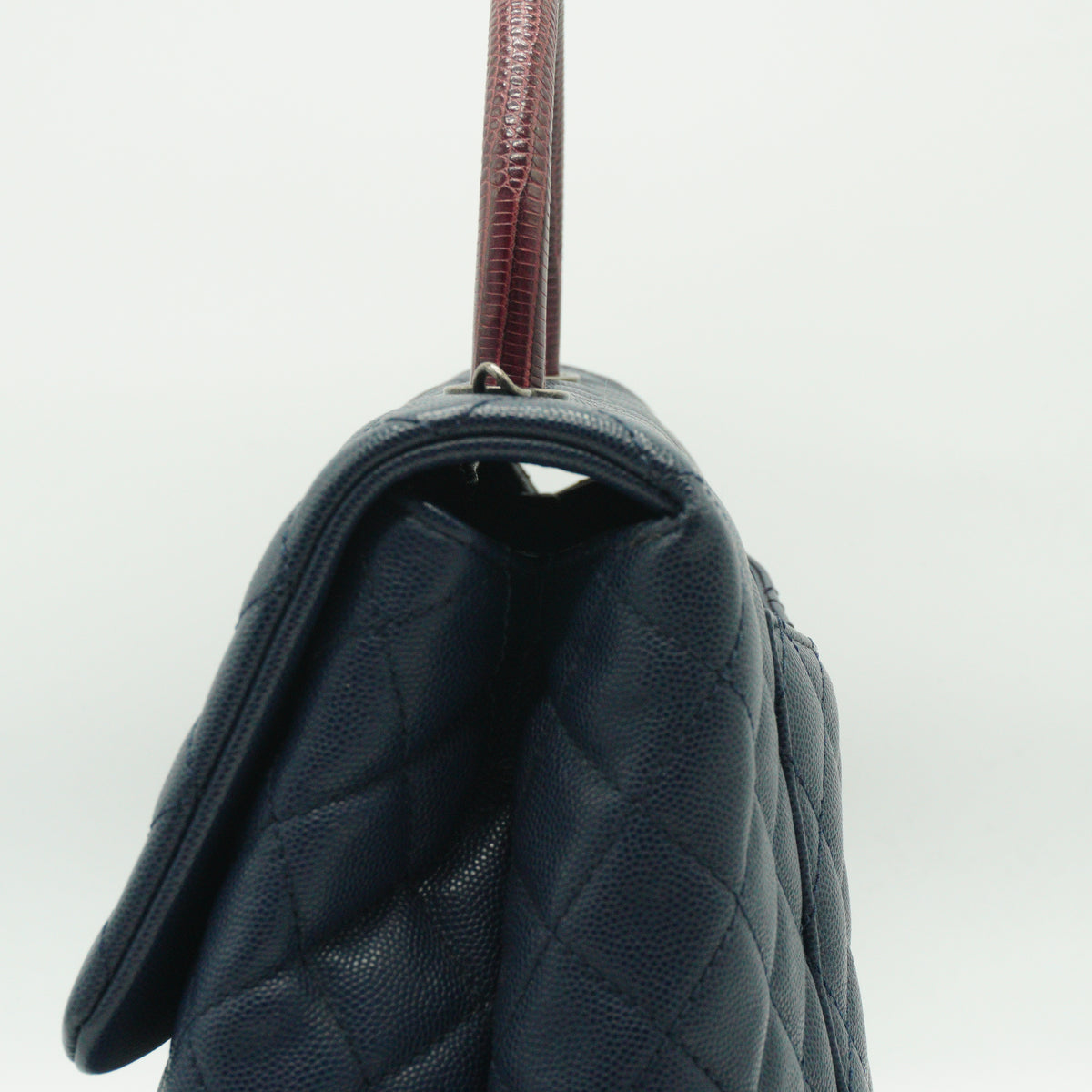 Chanel Coco Handle Large Dark Blue Caviar MHW