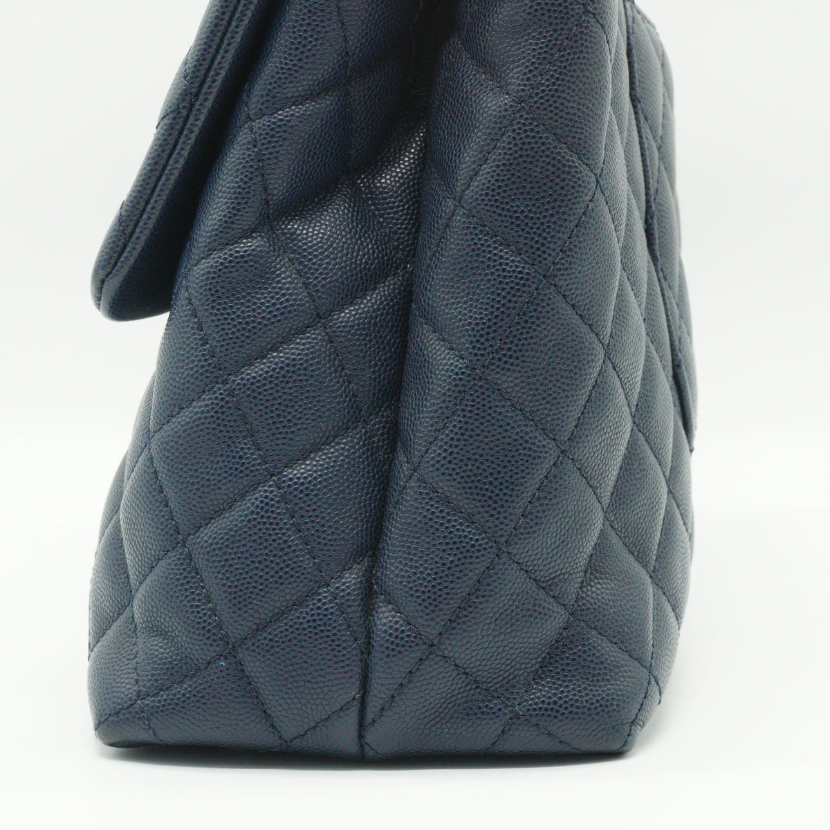 Chanel Coco Handle Large Dark Blue Caviar MHW