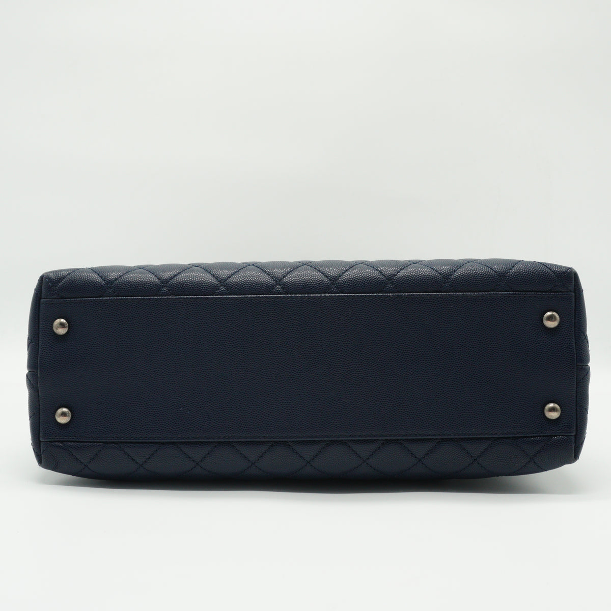 Chanel Coco Handle Large Dark Blue Caviar MHW