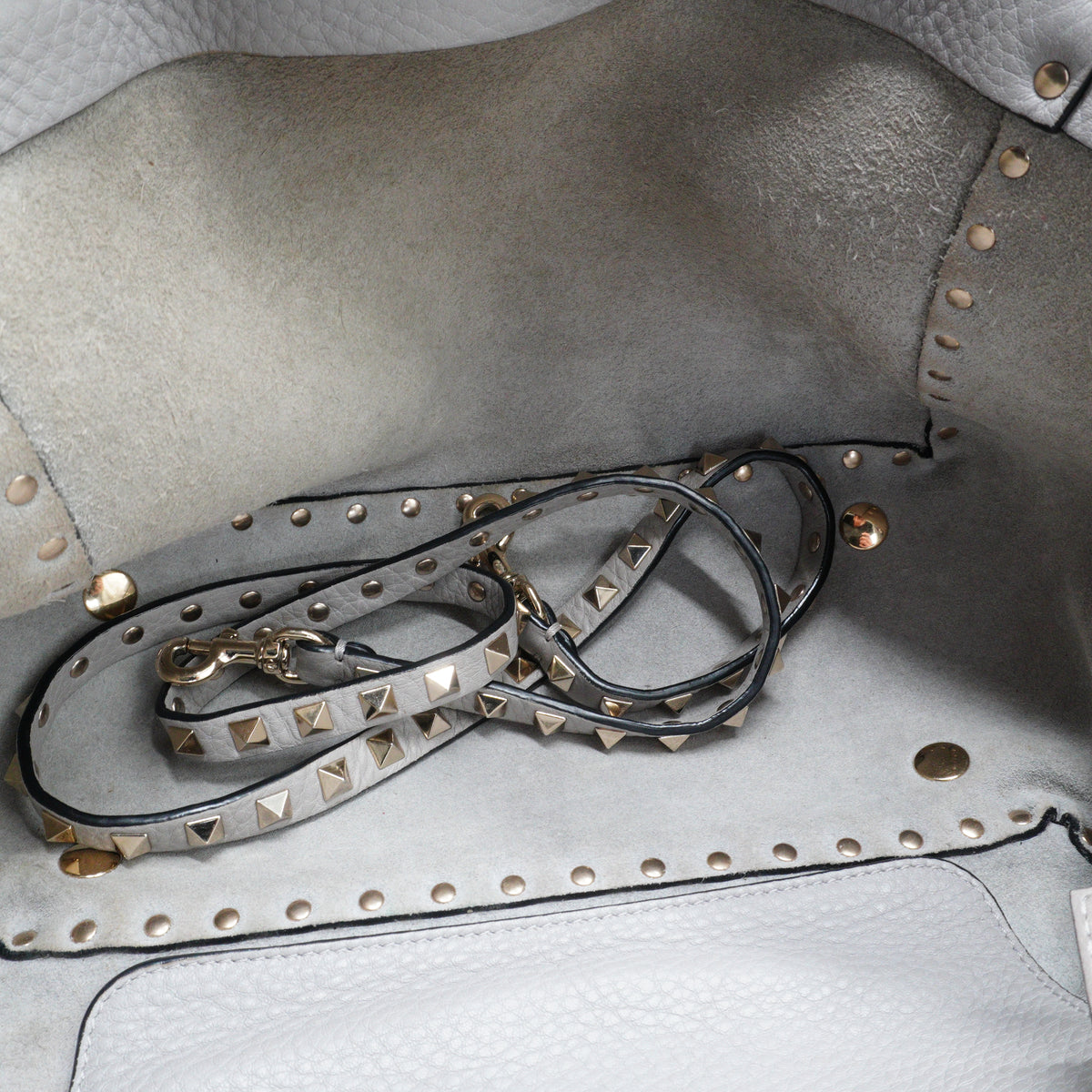 Valentino Garavani Rockstud Leather Tote bag SHW