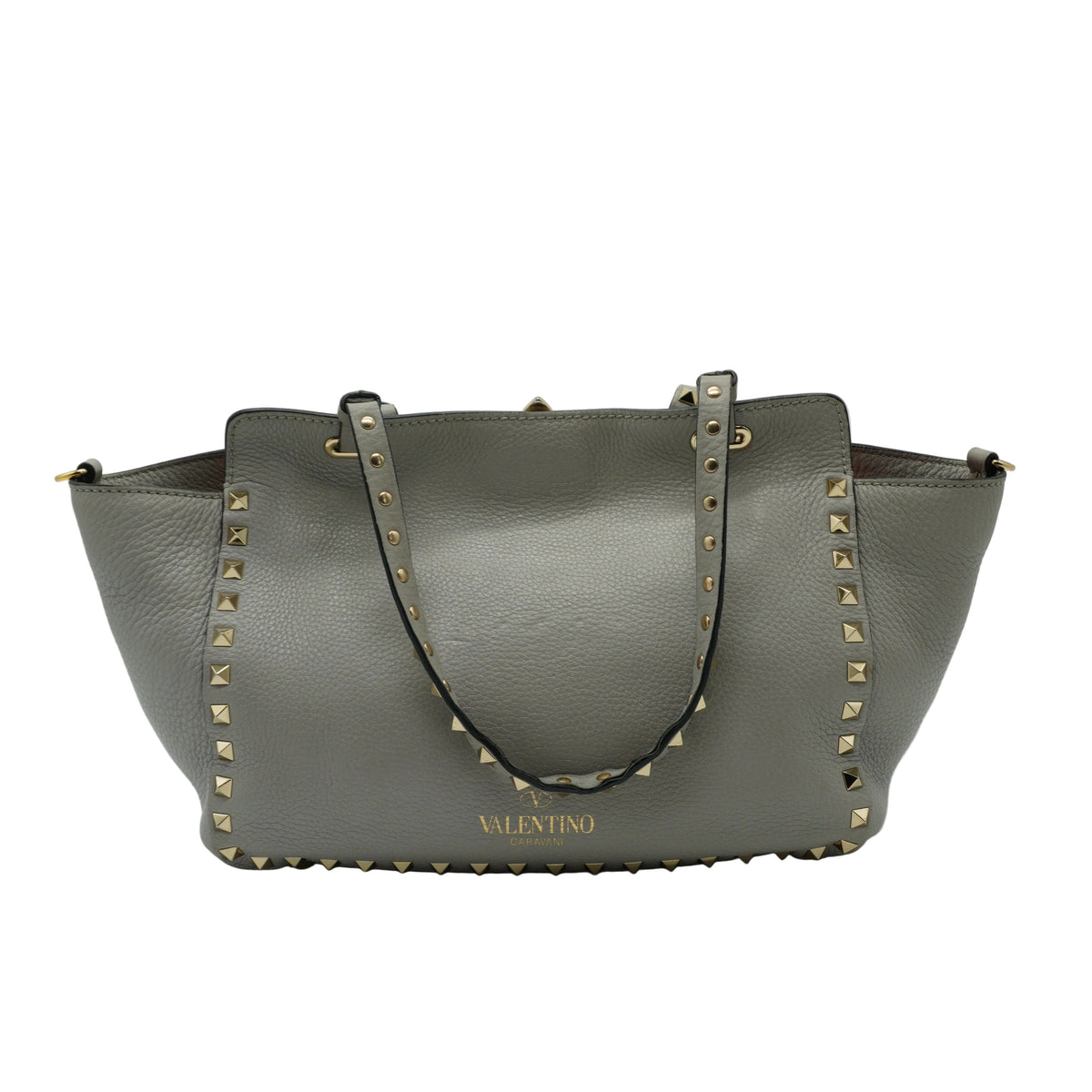 Valentino Garavani Rockstud Leather Tote bag SHW