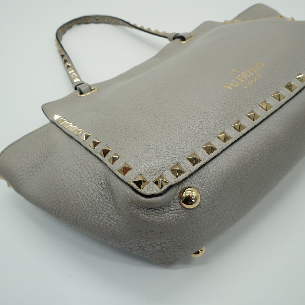Valentino Garavani Rockstud Leather Tote bag SHW