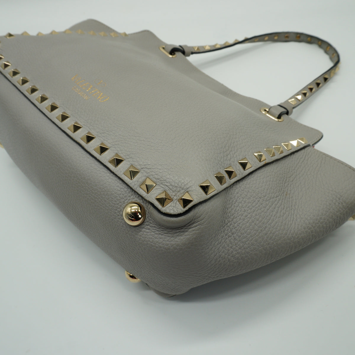 Valentino Garavani Rockstud Leather Tote bag SHW