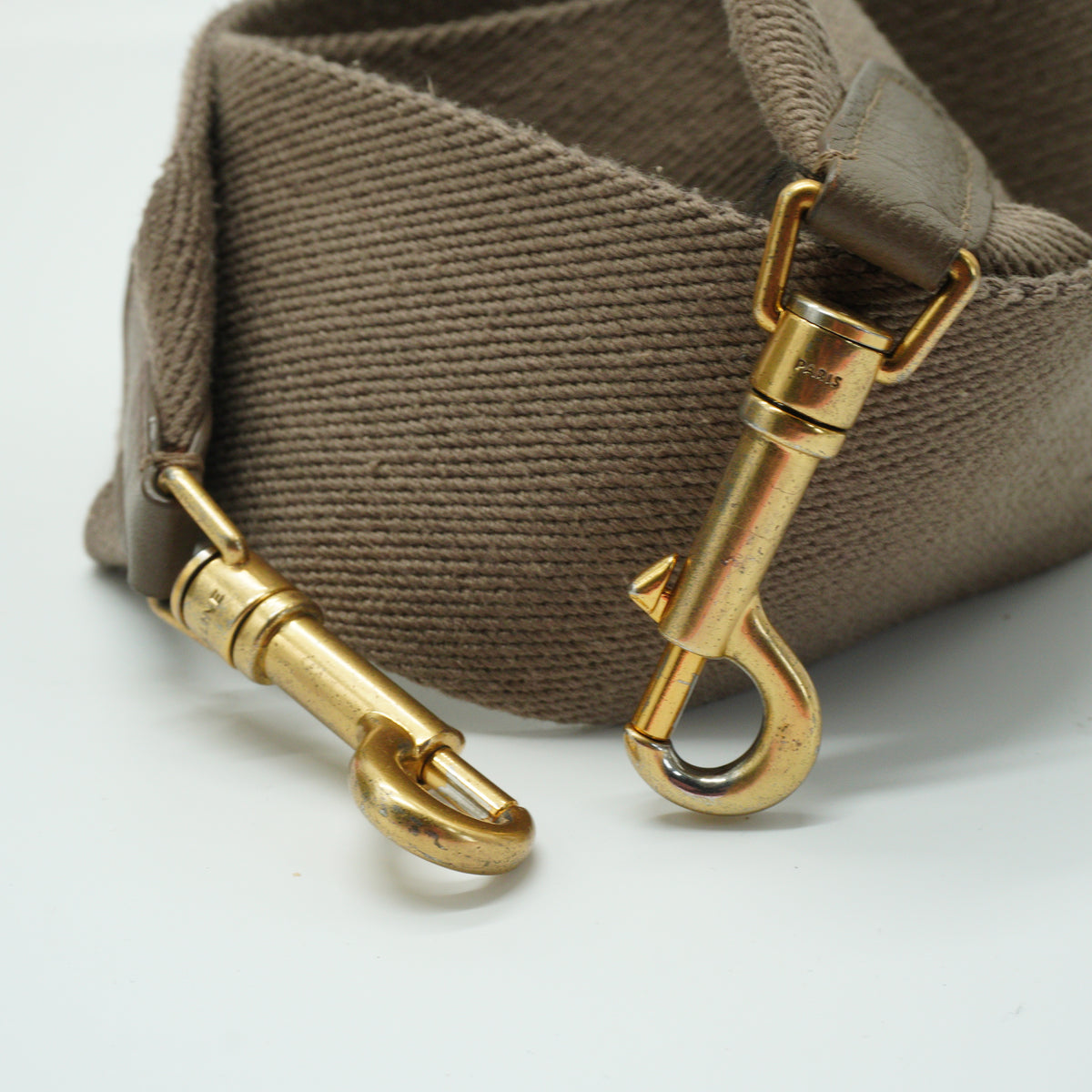 Celine Sangle Bucket Small Grained Calfskin Taupe GHW