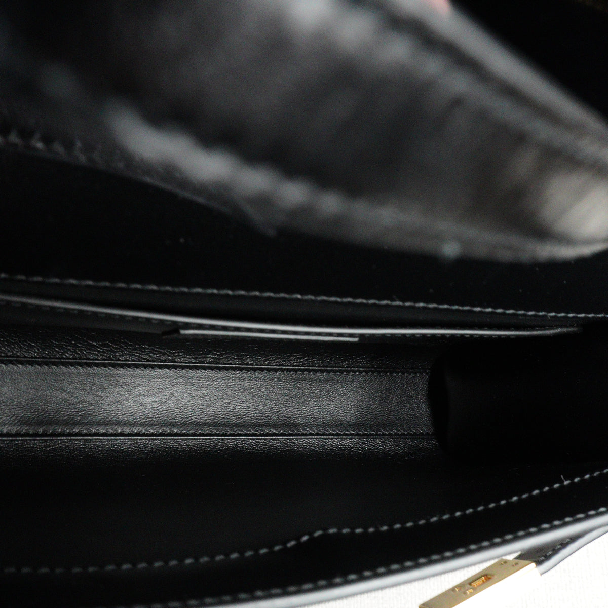 YSL	Manhattan Shoulder Medium Black GHW