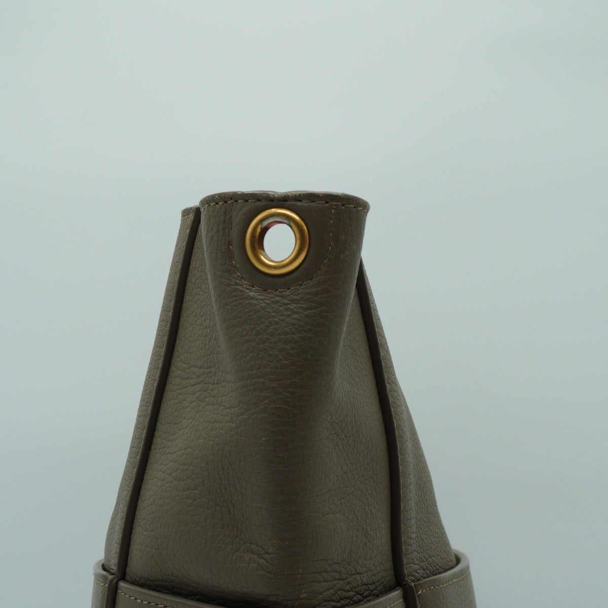 Celine Sangle Bucket Small Grained Calfskin Taupe GHW