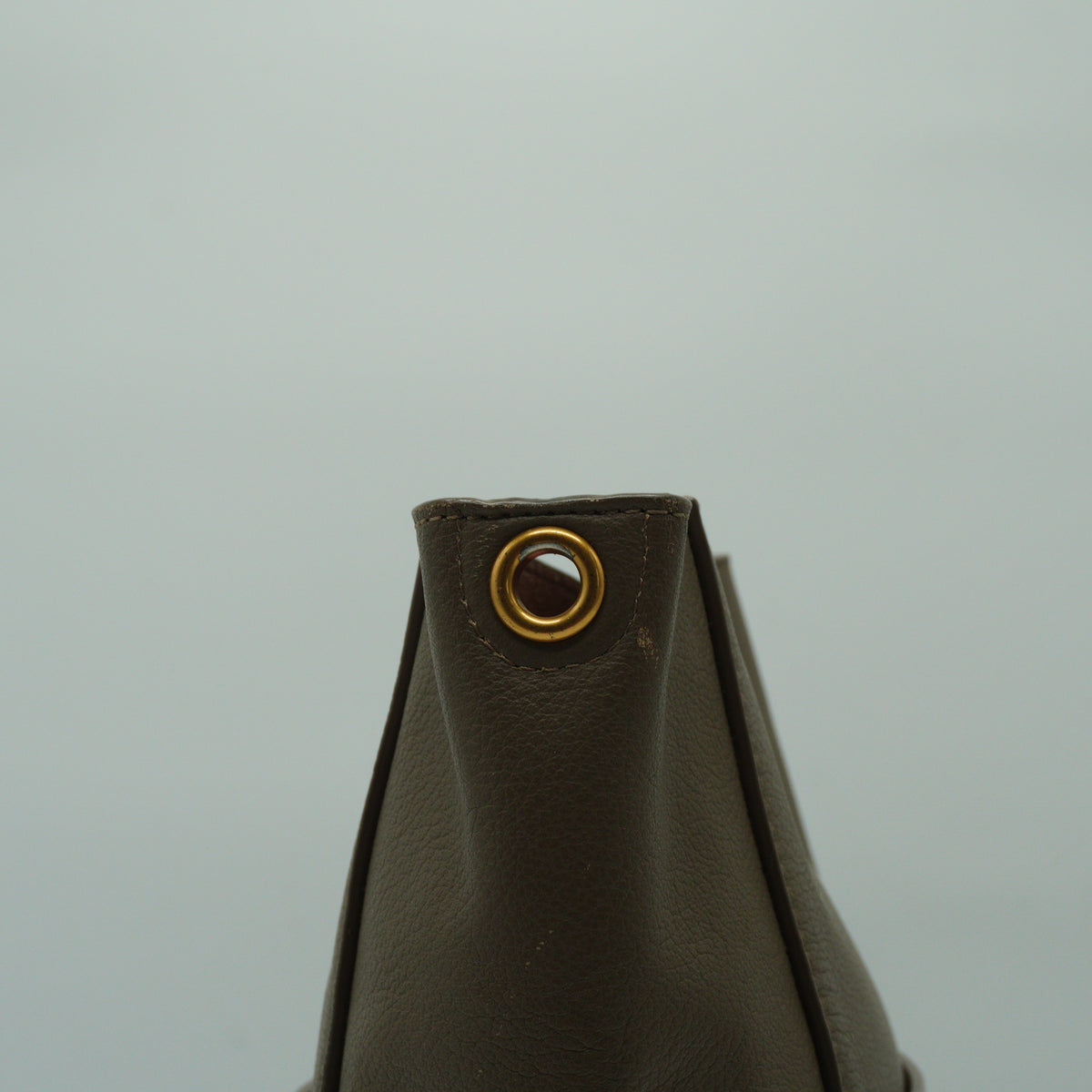 Celine Sangle Bucket Small Grained Calfskin Taupe GHW