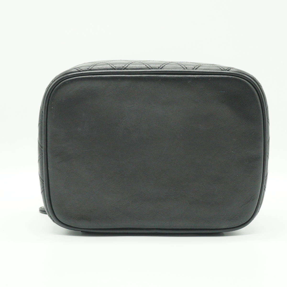 Chanel	Quilted Vanity Case Small Black GHW