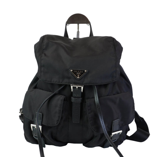 Prada Tessuto Backpack Black
