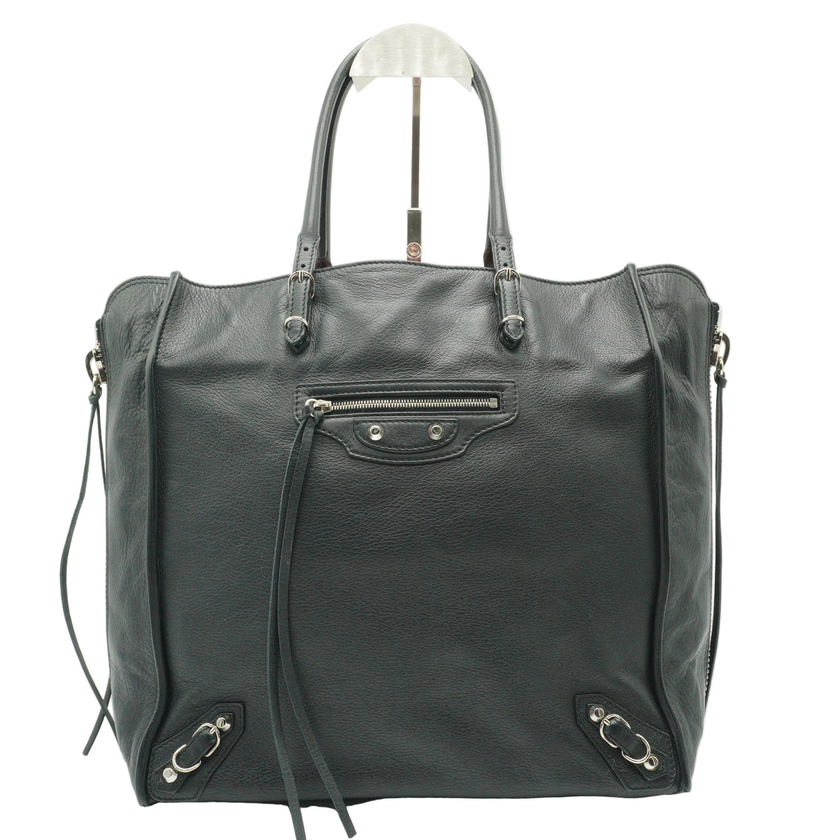 Balenciaga Papier A5 Zip Around Tote Medium Black SHW