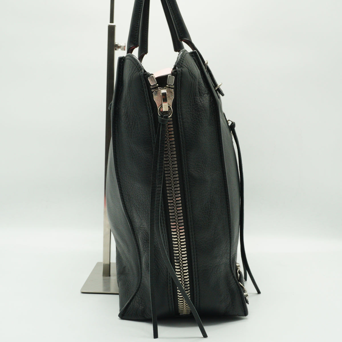 Balenciaga Papier A5 Zip Around Tote Medium Black SHW