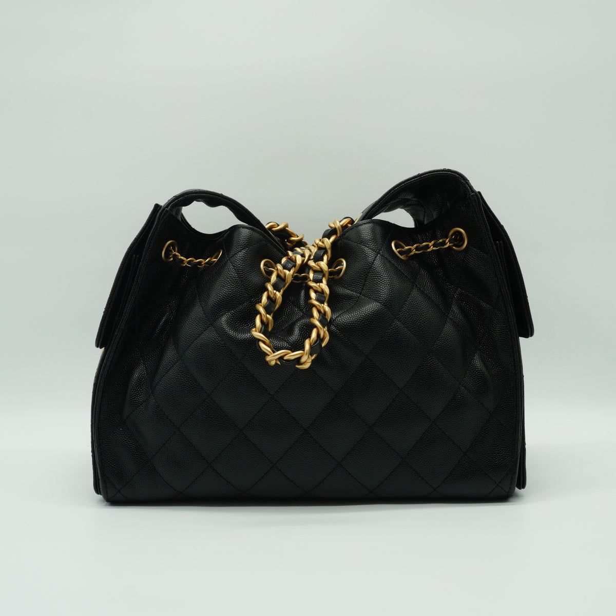 Chanel 25 Handbag Black GHW