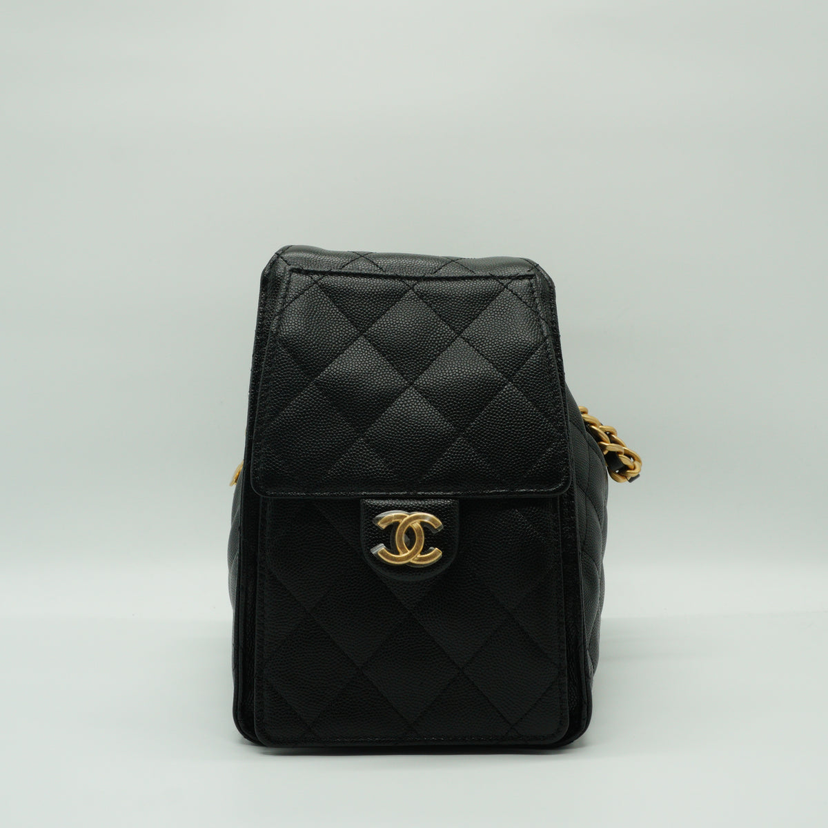Chanel 25 Handbag Black GHW