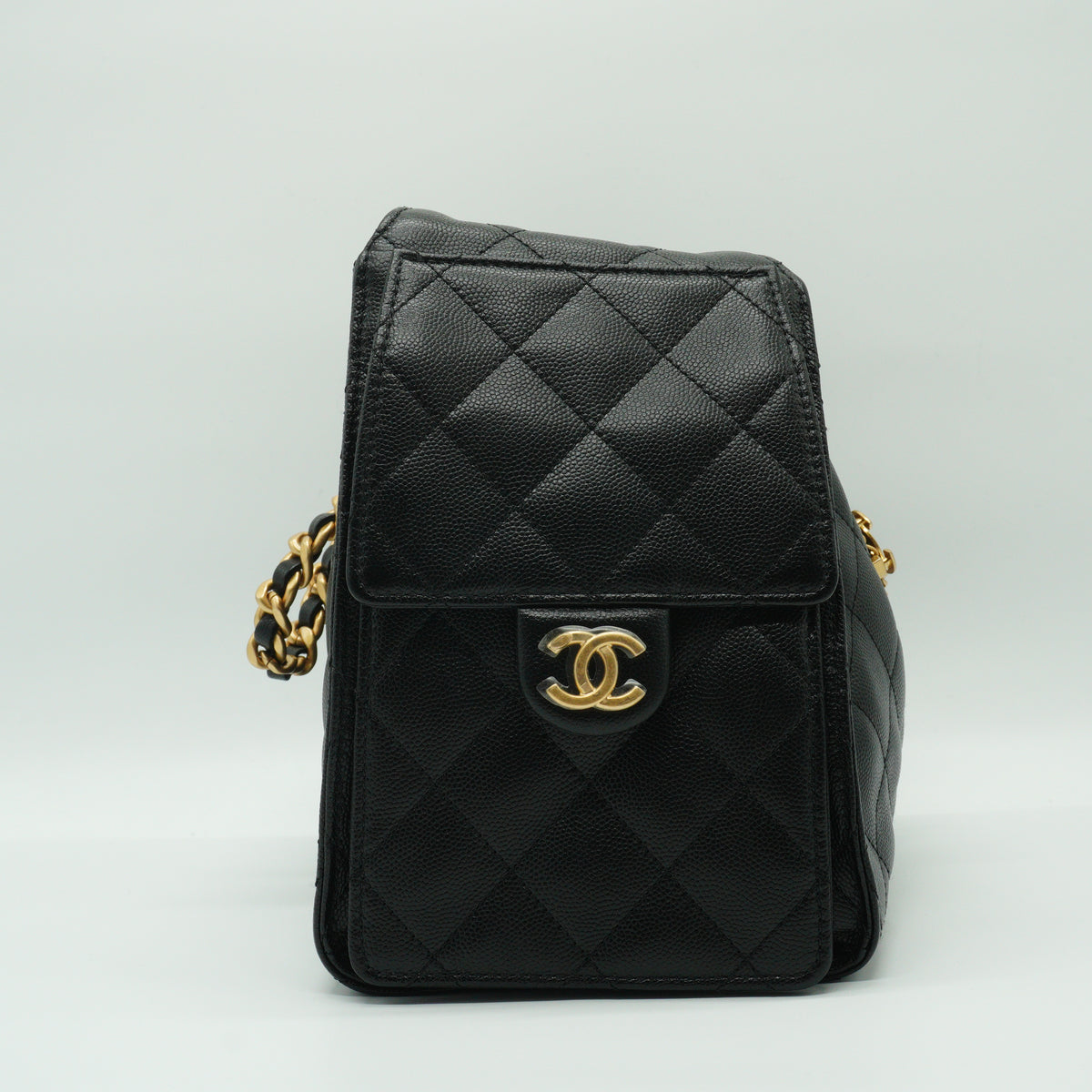 Chanel 25 Handbag Black GHW