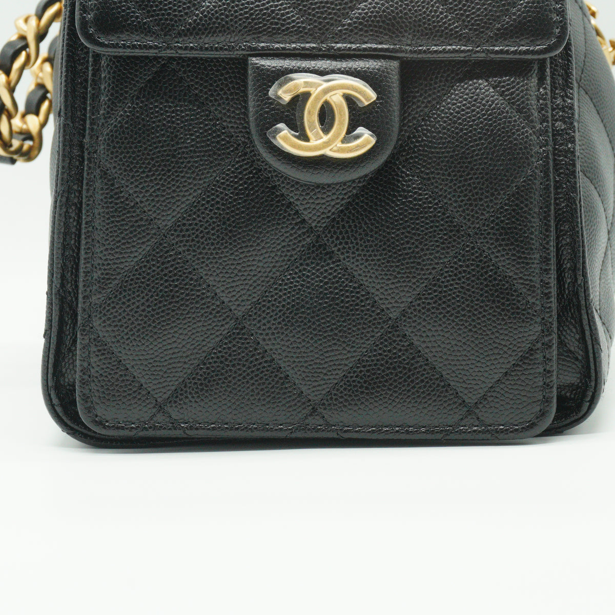 Chanel 25 Handbag Black GHW