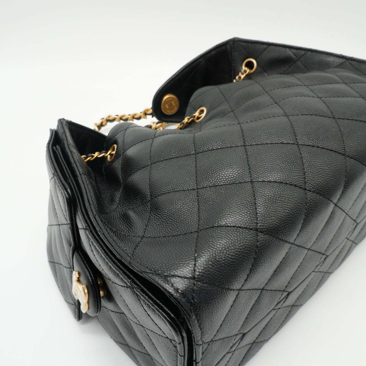 Chanel 25 Handbag Black GHW