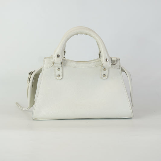 Balenciaga Neo Classic Mini CIty White SHW