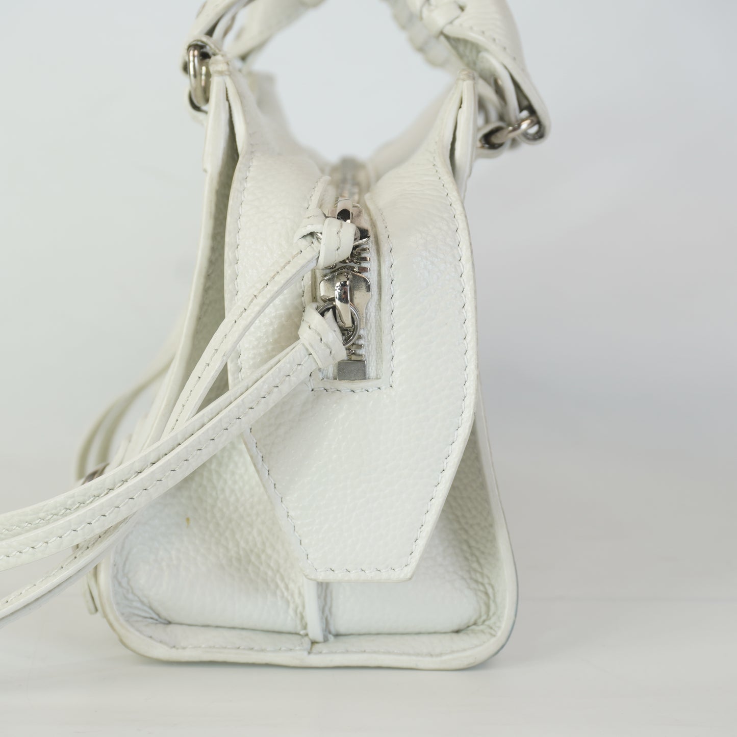 Balenciaga Neo Classic Mini CIty White SHW