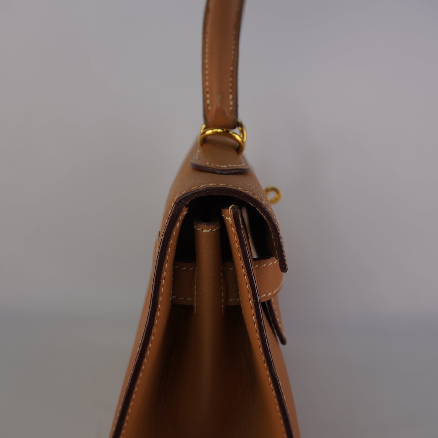 Hermes Kelly Sellier Epsom Beige with Strap