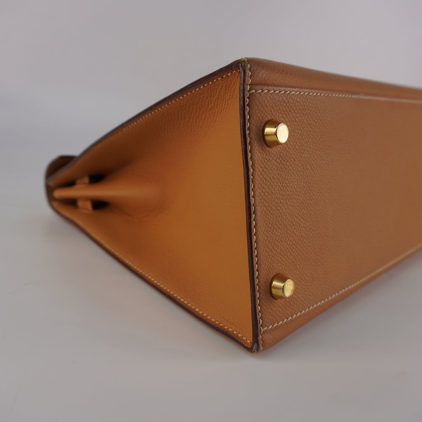 Hermes Kelly Sellier Epsom Beige with Strap
