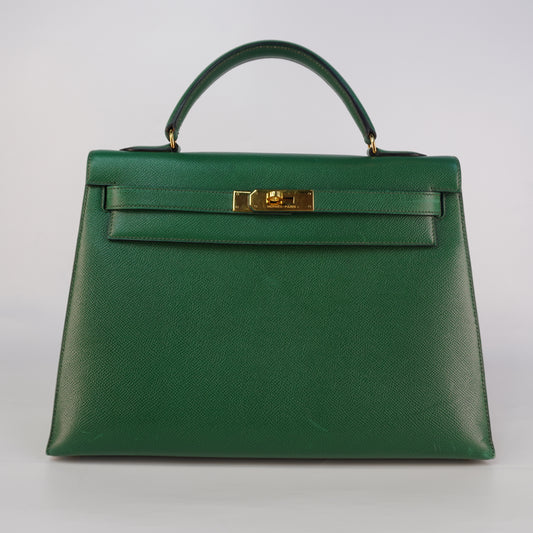 Hermes Kelly Sellier Epsom Green