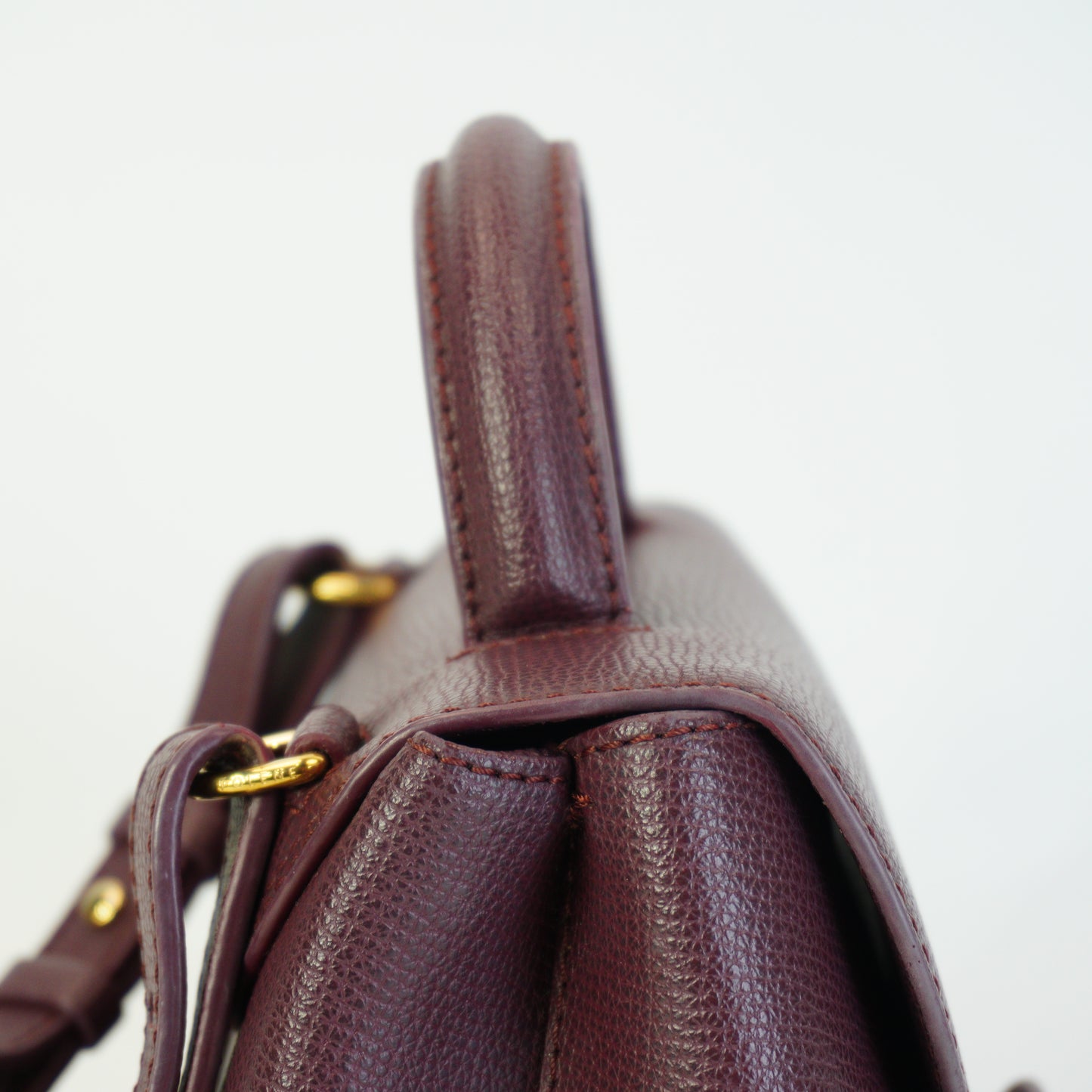 Polene Numero Un Burgundy Nano GHW Mini