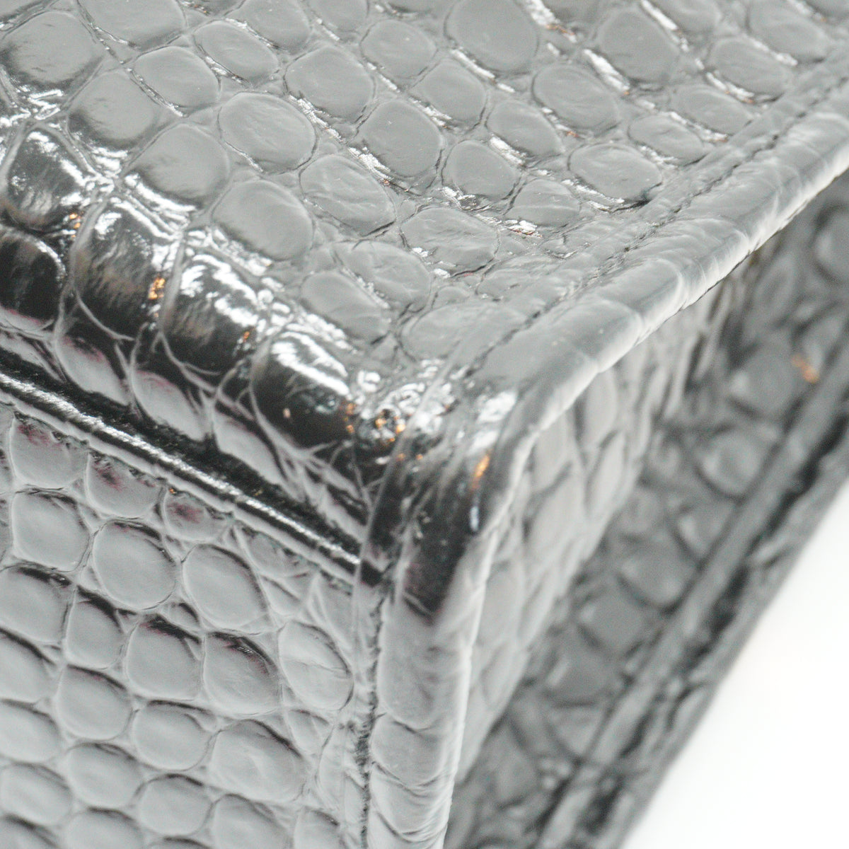Balenciaga Metallic Edge City Bag Black Medium GHW