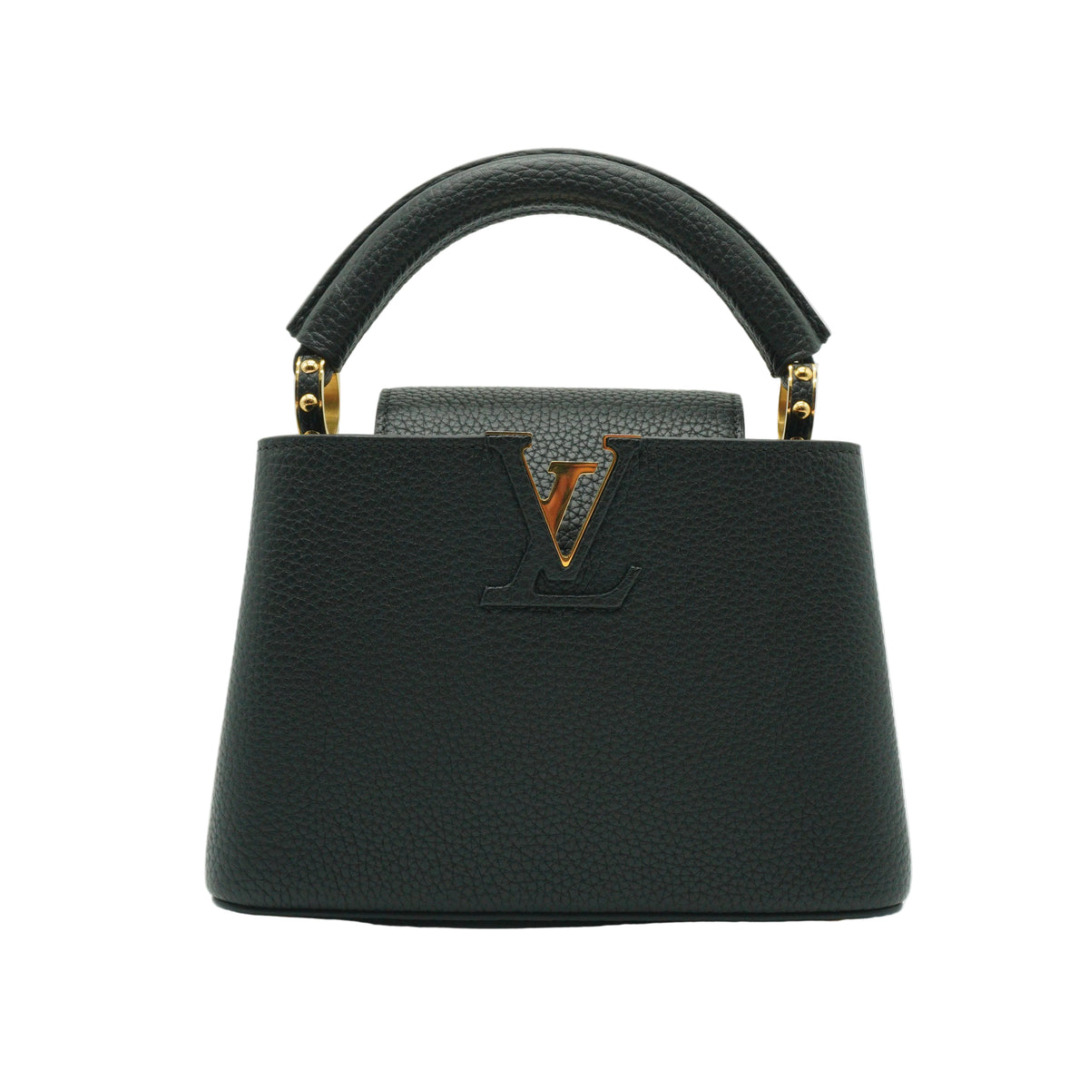 Louis Vuitton	Capucine Mini full-grain Taurillon calf leather Black GHW