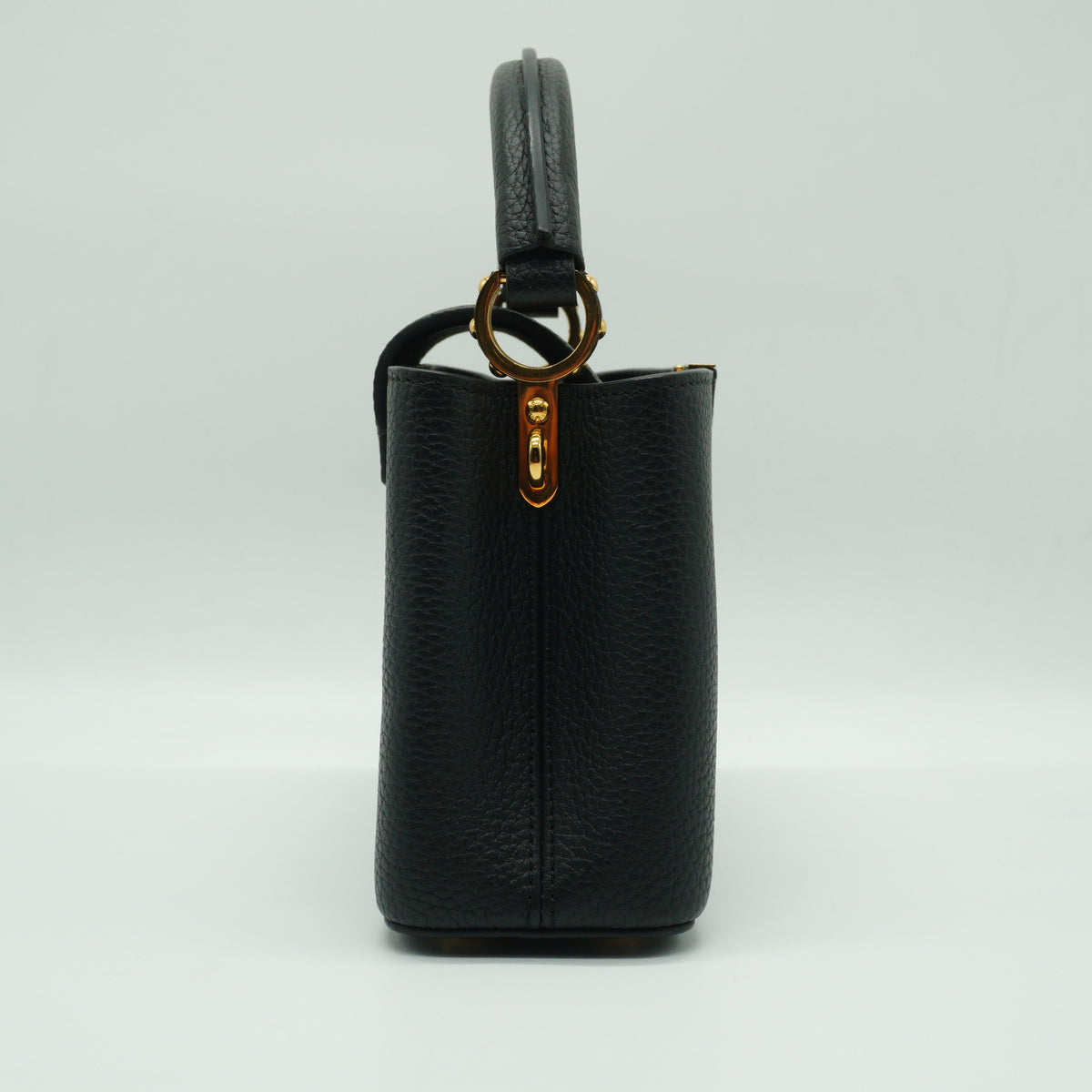 Louis Vuitton	Capucine Mini full-grain Taurillon calf leather Black GHW