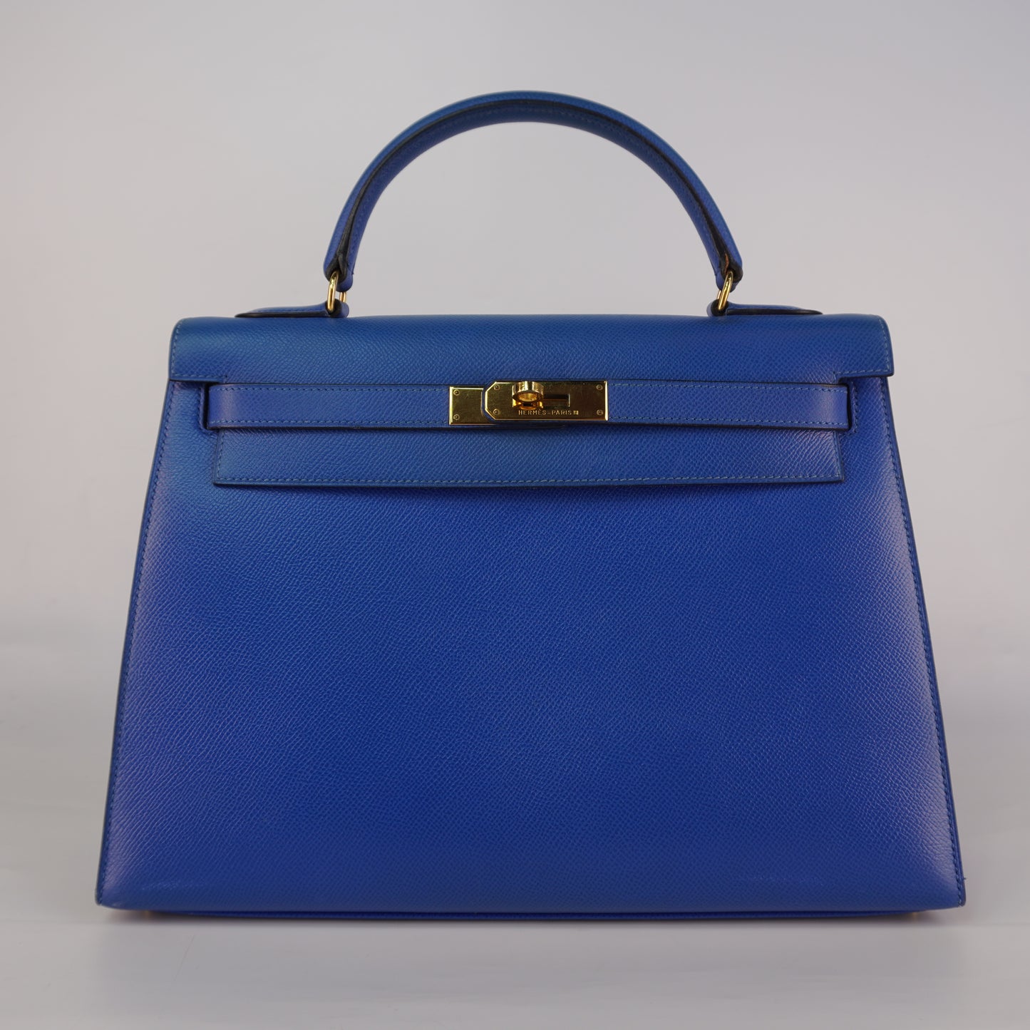 Hermes Kelly Sellier Epsom Blue without Strap