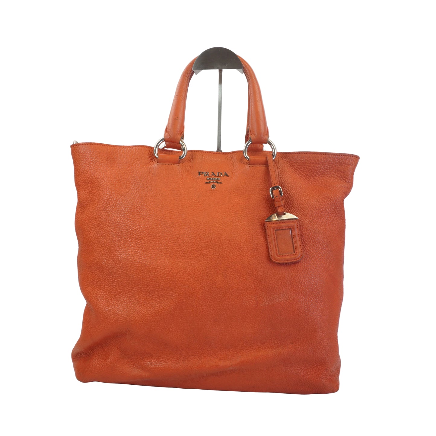 Prada Vitello Daino Convetible Shopping Tote SHW Large